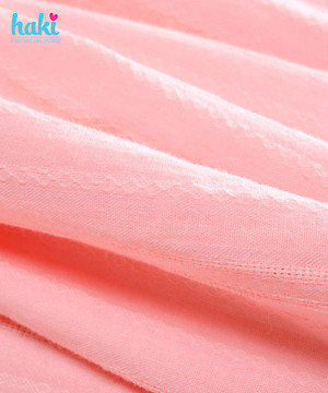 Đầm bé gái liền vai tay quấn bèo Haki, váy thiết kế cho bé gái từ 0-8 tuổi (khoảng 10-27kg), đầm hè cho bé HK516.1