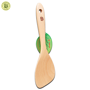 Muỗng Xới Cơm Mui Xéo - Vá Sạn Gỗ 02 Xéo ( 24.5 x 7.5 cm ) - Đồ Gỗ Nhà Bếp Thương Hiệu Trường Sơn