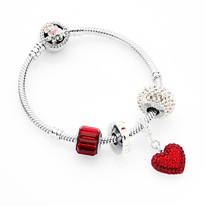Dây Chuyền Swarovski Pha Lê Trái Tim Tình Yêu