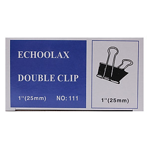 Bộ 3 Hộp Kẹp Bướm Echo (25mm) - Đen