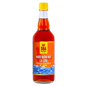 Thùng 6 Chai Nước mắm Nhỉ Cá cơm 584 Nha Trang - 30 độ đạm - Chai thủy tinh 510ml