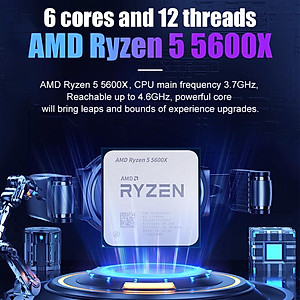 Mua AMD Ryzen 5600 X R5 5600X 3,7 GHz 6-Core 12-Stread CPU