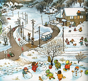 Ehon - Thực Phẩm Tâm Hồn Cho Bé - Tàu Điện Di Chuyển Nào (Tái Bản 2021)