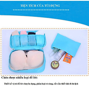 Túi đựng đồ lót tiện dụng MÀU XANH - Giao ngẫu nhiên