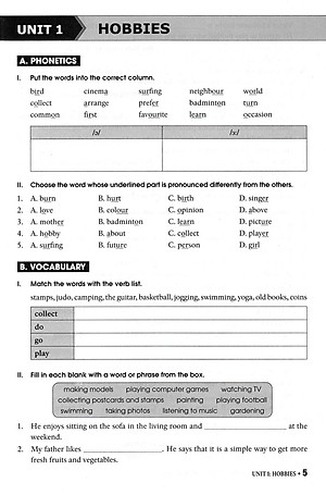 Bài Tập Thực Hành Tiếng Anh 7 (Không Đáp Án) - Dùng Kèm SGK Tiếng Anh 7 Global Success 