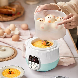 Nồi Nấu Cháo, Nấu Chậm Bear SUBE001 0,8L - Hàng chính hãng