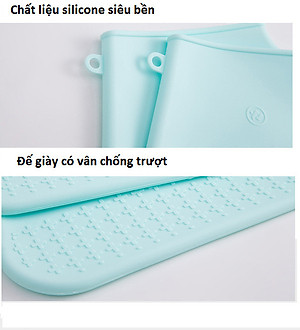 bọc giày đi mưa nhỏ gọn thuận tiện dễ dàng mang theo 