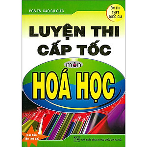 Sách - Luyện Thi Cấp Tốc Môn Hóa Học - Tái Bản - Hồng Ân