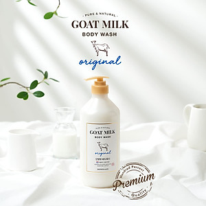 Sữa tắm sữa dê dưỡng trắng, dưỡng ẩm sâu Shower Mate Goat Milk 800ML