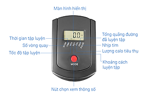 Xe đạp tập thể dục spining Airbike Sport - Hàng chính hãng