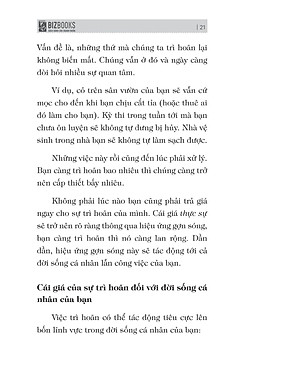 Sách Muốn Thành Công Nói Không Với Trì Hoãn – 21 Nguyên Tắc Vàng Đập Tan Sự Trì Hoãn