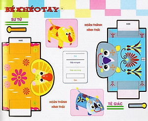 Sách Cắt Và Dán Hình 3D - Bé Khéo Tay - Khu Hứng Thú