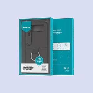 Ốp lưng iRing chống sốc silicon cho Samsung Galaxy Z Flip 4 có nắp đậy bảo vệ Camera hiệu Nillkin Camshield Silky Silicon Case - chống sốc cực tốt, chất liệu cao cấp, trang bị iring đeo tay chống rơi rớt - Hàng nhập khẩu