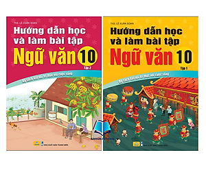Sách - Combo Hướng Dẫn Học Và Làm Bài Tập Ngữ Văn 10 - tập 1 + 2 Biên Soạn Theo Chương Trình GDPT mới (Kết Nối)