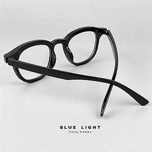 Gọng Kính Cận, Kính Giả Cận Nam Nữ Mắt Tròn Oval Nhỏ, Gọng Nhựa Dẻo TR90 Dày Dặn, Chống Ánh Sáng Xanh - BLUE LIGHT