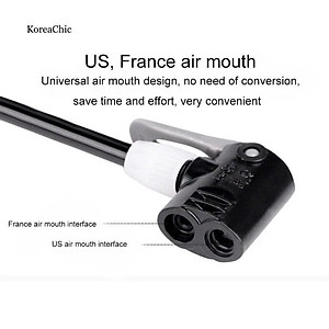 Bơm xe đạp, xe máy xách tay siêu nhẹ, áp suất 120 PSI, thân hợp kim siêu bền, hỗ trợ cả van Mỹ và van Pháp, bơm được cho tất cả các loại xe đạp bao gồm xe đua, xe địa hình, xe đạp đường trường