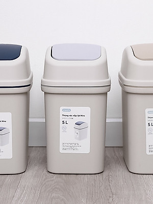 Thùng Rác Nắp Lật Hiro 5L-10L-15L Inochi