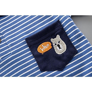 Bộ đồ bé trai kẻ sọc phong cách Hàn Quốc - Bộ quần áo bé trai từ 9-18kg (SS-2623B)