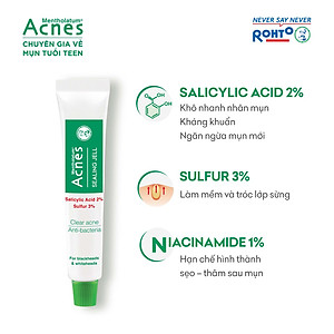 Gel chấm mụn đầu trắng và đầu đen Acnes Sealing Jell 18g