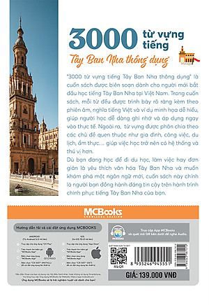 Sách 3000 Từ Vựng Tiếng Tây Ban Nha Thông Dụng
