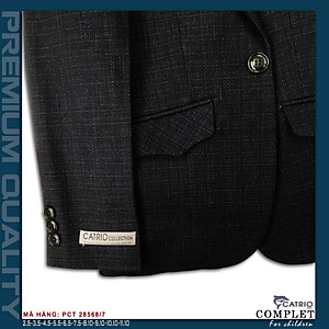 BỘ VEST BÉ TRAI CATRIO PCT28568/7 LÀ BỘ COMPLE TRẺ EM TỪ 2 TUỔI ĐẾN 11 TUỔI (12KG ĐẾN 43KG) THUỘC BST QUẦN ÁO TRẺ EM CATRIO MÙA TIỆC CƯỚI LỄ TẾT SANG TRỌNG