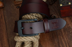 Thắt Lưng Da Bò Chính hãng COWATHER XF010 Nâu