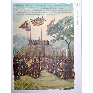 Sách Lịch Sử Việt Nam Bằng Tranh: Lam Sơn Dấy Nghĩa (Bản Màu)