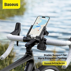 Giá đỡ Baseus GoTrip Series Bike Phone Mount Cluster điện thoại cho xe đạp - Hàng chính hãng