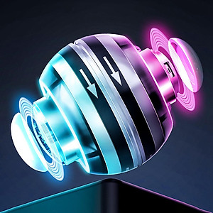 LED Wrist Ball Trainer Gyroscope Ball Gyro Arm Power Exerciser