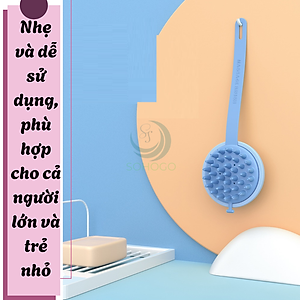 Lược Gội Đầu Massage Da Đầu Silicon- Bàn Chải Gội Đầu Thông Minh 3 trong 1- Lược Silicon Massage Tạo Bọt Gội Đầu- Cọ Gội Đầu Thư Giãn Da Đầu- Lược Gội Tạo Bọt Đa Năng Cho Tóc & Da