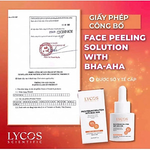 Combo 3 - Sáng Da Mờ Nám Lycos : Tinh chất Peel Da Lycos + Kem Nám Đêm Lycos + Dưỡng ẩm Lycos