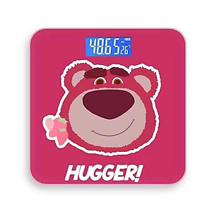 Cân Sức Khỏe  gia đình , hình gấu dâu , cân điện tử có đèn Led ,    là sản phẩm rất cần thiết cho mọi gia đình 