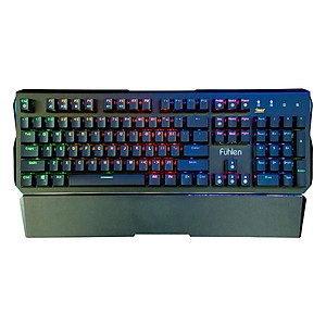 Bàn Phím Gaming Có Dây Fuhlen D Destroyer Mechanical Blue Switch (Black) - Hàng chính hãng