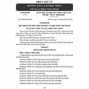 Sách Luật Đấu Thầu 2023 và Các Văn Bản Liên Quan Đến Lĩnh Vực Đấu Thầu - V2379N