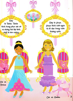 Sách Dán Hình Sáng Tạo Trang Phục Búp Bê - Những Nàng Công Chúa