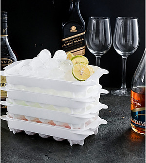 Khuôn làm đá hình tròn có nắp đậy HENRYSA - Chính hãng