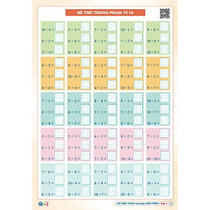 Để Giỏi Toán Con Phải Giỏi Tính 1 - Dành cho học sinh lớp 1 (1 cuốn) - Bản Quyền