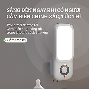 Đèn Ngủ Cảm Ứng Thông Minh Sử Dụng Pin Sạc FEIDASH TB-38SL - Cảm Ứng Nhạy Bén Khi Có Chuyển Động - Chiếu Sáng Đa Chức Năng, Có Thể Cầm Tay Sử Dụng Như Đèn Pin - Sạc Bằng Cáp Sạc USB-C Và Sạc Không Dây Qua Đốc Sạc Adapter 