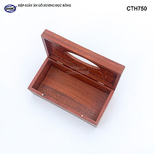 Hộp Giấy Ăn Bằng Gỗ Hương (Cỡ lớn - đủ mẫu) Đục Khắc Hoa Văn Tinh Xảo/Độc Đáo