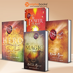 Combo Trọn Bộ The Magic Phép Màu + The Secret Bí Mật + The Power Sức Mạnh + Hero Người Hùng (Rhonda Byrne)