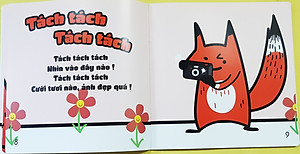 Sách Cho Bé Ehon Cáo Ken Và Đồ Vật - Lộp Bộp Lộp Bộp