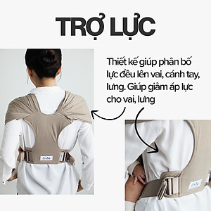 [Cao Cấp] Địu Vải Em Bé Sling Baby Sling Flex/Flex Plus Dễ Địu Êm Vai An Toàn Cho Bé 0–24 Tháng