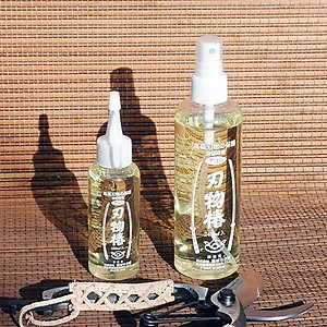 Dầu Chống Gỉ Sét Dao, Kéo Và Dụng Cụ Nhà Bếp Chiết Xuất Hoa Trà Kurobara Hamono (Chai 100 mL)