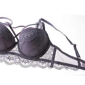 Bộ Đồ Lót Có Gọng Nâng Ngực Ren Lưới Sexy B187