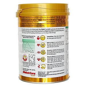 Combo 2 hộp sữa bột DIABETCARE GOLD hãng Nutifood giành cho người bị  Đái tháo đường và tiền đái tháo đường-> Tặng ngay khăn lau đa năng