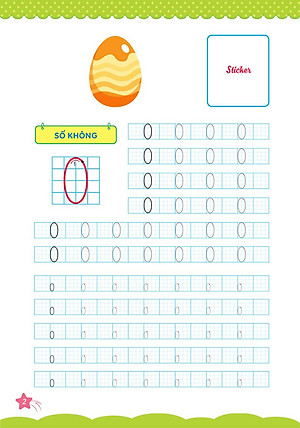 Sách Cùng Khủng Long Học Nét Cơ Bản Quyển 2 (Chữ Số Đầu Tiên) Bé Trai