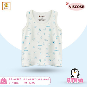 Áo ba lỗ sơ sinh dễ thương cho bé