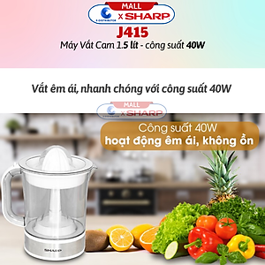 Máy Vắt Cam Sharp EJ-J415-WH (40W) - Hàng Chính Hãng