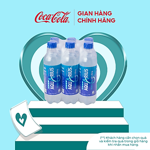 Lốc 6 Chai Nước Uống Thể Thao Aquarius (390ml / Chai) Sale 25.10_TK