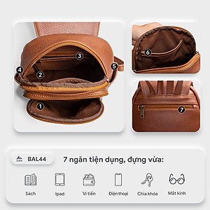 Balo Lata ( Thời trang nữ công sở cỡ trung - Balo da BAL44 )